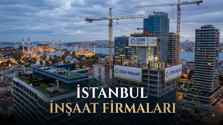 İstanbul İnşaat Firmaları Odn İnşaat Şantiyesi ve Proje Yapımı