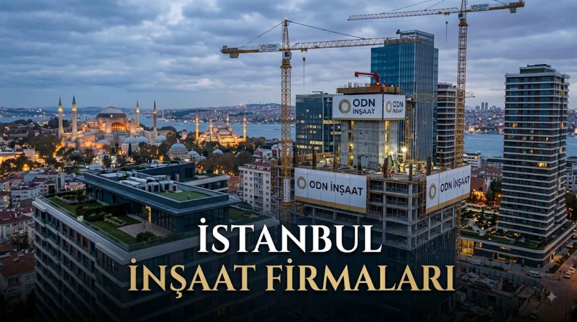 İstanbul İnşaat Firmaları Odn İnşaat Şantiyesi ve Proje Yapımı