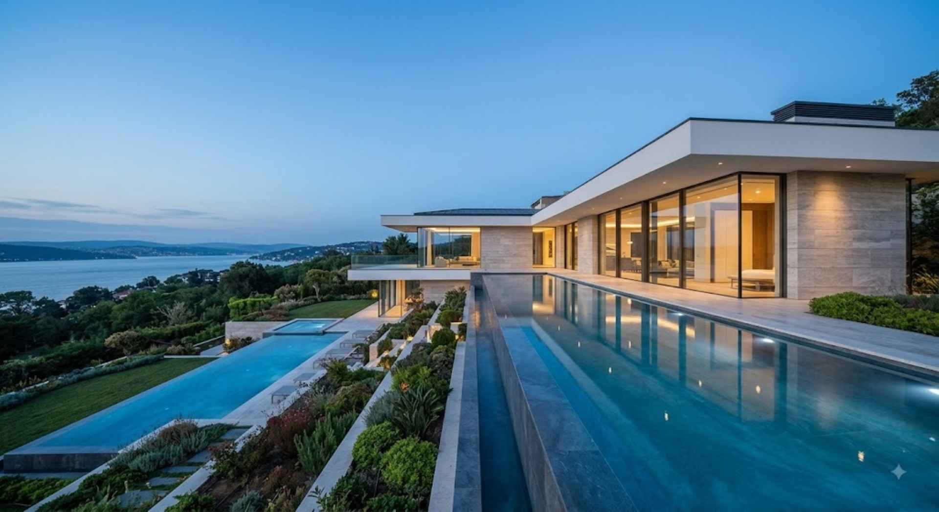 İstanbul ve Kocaeli Lüks Villa İnşaat Firmaları Havuzlu Villa Projesi Odn İnşaat