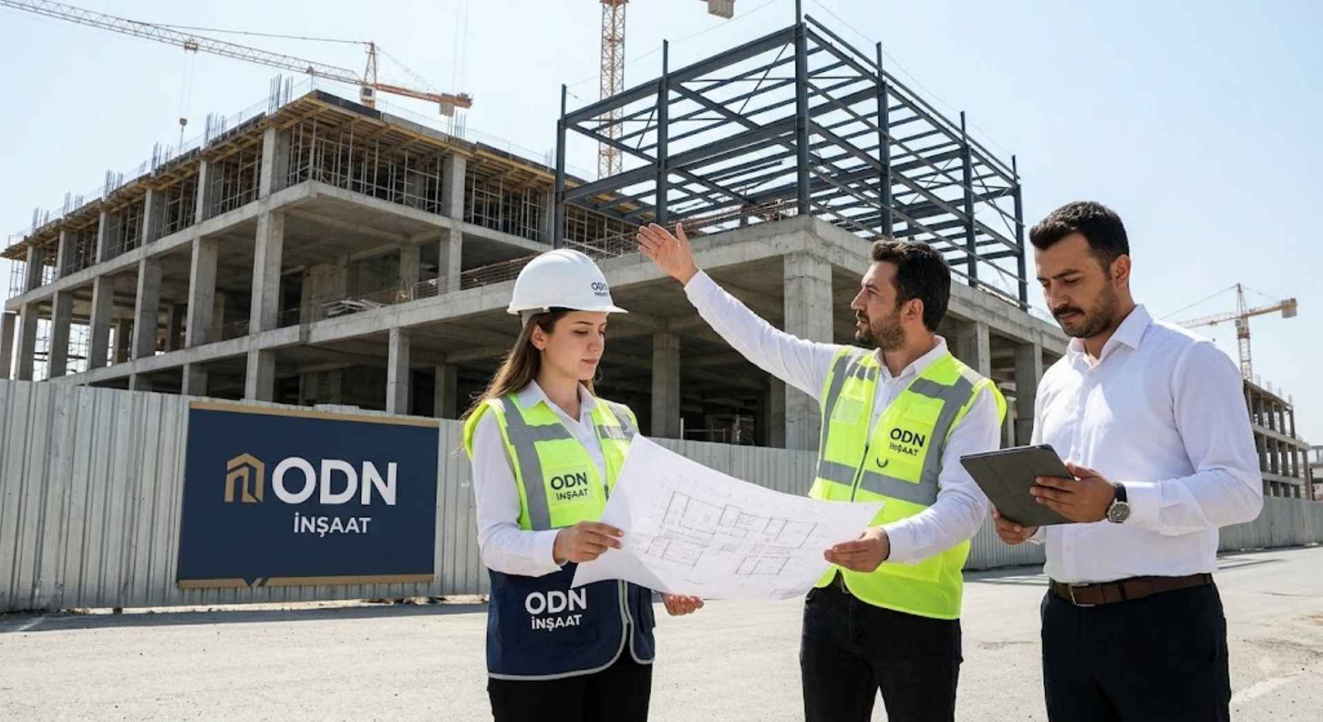 Müteahhitlik ve Anahtar Teslim İnşaat Hizmetleri Odn İnşaat Şantiye Yönetimi
